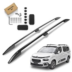 Roof Rails for Citroen Berlingo III K9 SHORT 2018- Black