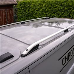 Roof Rails for Citroen Jumpy II VF7 SHORT 2007-2016 Silver