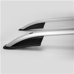 Roof Rails for Peugeot Expert II VF7 SHORT 2007-2016 Silver