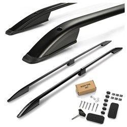 Roof Rails for Peugeot Expert II VF7 SHORT 2007-2016 Black