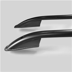 Roof Rails for Peugeot Expert II VF7 SHORT 2007-2016 Black