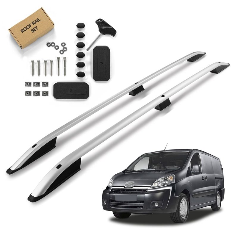 Roof Rails for Toyota Proace I MDX G9 SHORT 2013-2015 Silver