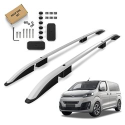 Roof Rails for Citroen Spacetourer K0 SHORT 2016- Silver