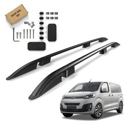 Roof Rails for Citroen Spacetourer K0 SHORT 2016- Black