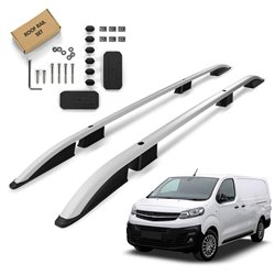 Roof Rails for Opel Vivaro C K0 SHORT L1 S 2019- Silver