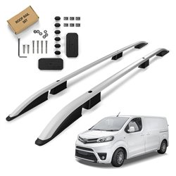 Roof Rails for Toyota Proace II MDZ K0 SHORT 2016- Silver