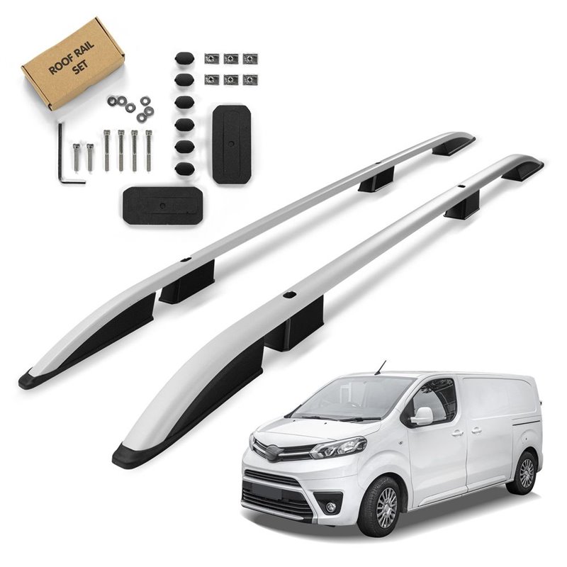 Roof Rails for Toyota Proace II MDZ K0 SHORT 2016- Silver