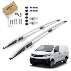 Roof Rails for Opel Vivaro C K0 LONG L3 L 2019- Silver