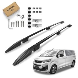 Roof Rails for Peugeot Traveller K0 Standard 2016- Black