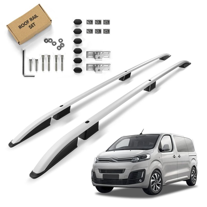 Roof Rails for Citroen Spacetourer K0 Standard 2016- Silver