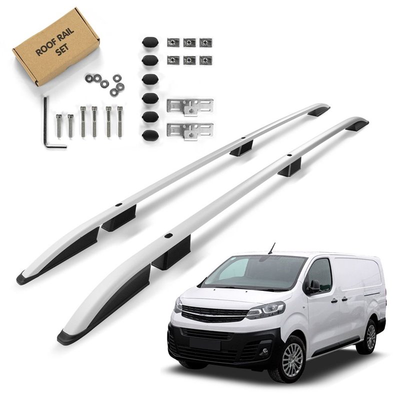 Roof Rails for Opel Vivaro C K0 Standard 2019- Silver