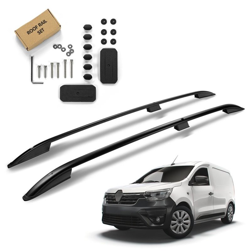 Roof Rails for Renault Express (RJK | XJK) 2021- Black