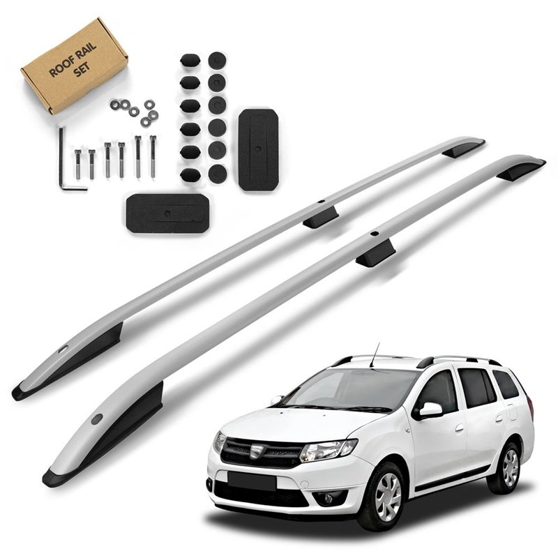 Roof Rails for Dacia Logan MCV I KS SD 2007-2013 Silver