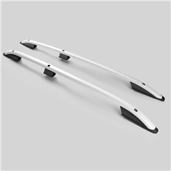 Roof Rails for Fiat Doblo II 263 SHORT SWB 2010-2022 Silver