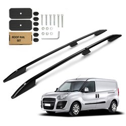 Roof Rails for Opel Combo D X12 263 SHORT 2012-2018 Black