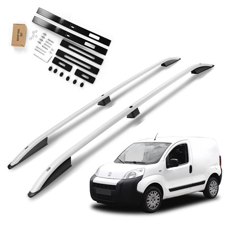 Roof Rails for Fiat Fiorino III (225) 2008-2018 Silver