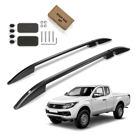 Roof Rails for Fiat Fullback 502 2016-2020 Black