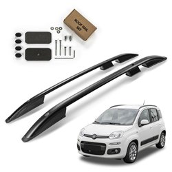 Roof Rails for Fiat Panda III 312/319 Mk4 5D 2012- Black