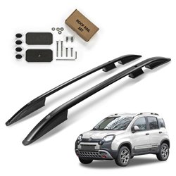 Roof Rails Fiat Panda Cross III 312/319 Mk4 5D 2014- Black