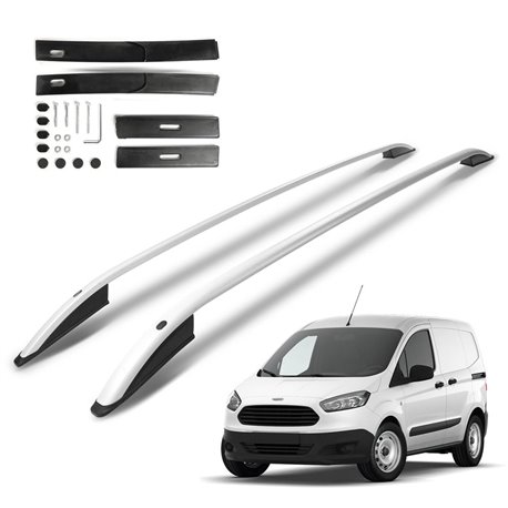 Roof Rails for Ford Transit Courier I B460 2014-2023 Silver