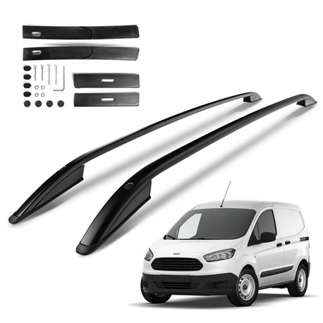 Roof Rails for Ford Transit Courier I B460 2014-2023 Black