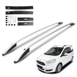 Roof Rails for Ford Tourneo Courier I B460 2014-2023 Silver