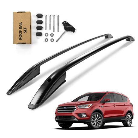 Roof Rails for Ford Kuga II (C520 | DM2) 2012-2018 Black