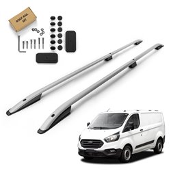 Roof Rails for Ford Transit Custom I SHORT 2012-2023 Silver