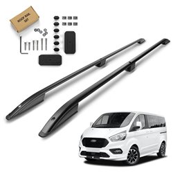 Roof Rails for Ford Tourneo Custom I SHORT 2012-2023 Black