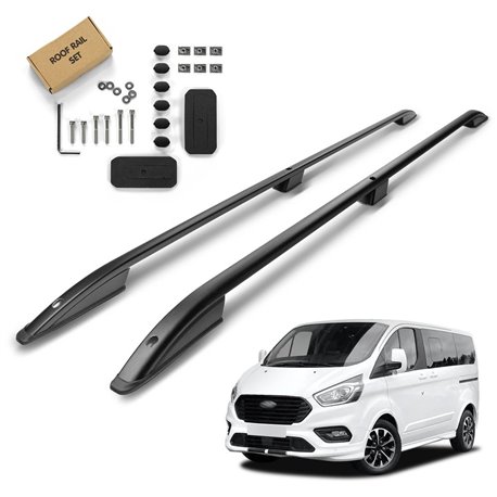 Relingi dachowe Ford Tourneo Custom I SHORT 2012-2023 czarne