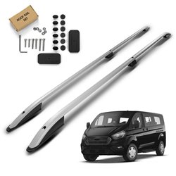 Roof Rails for Ford Tourneo Custom I LONG 2012-2023 Silver