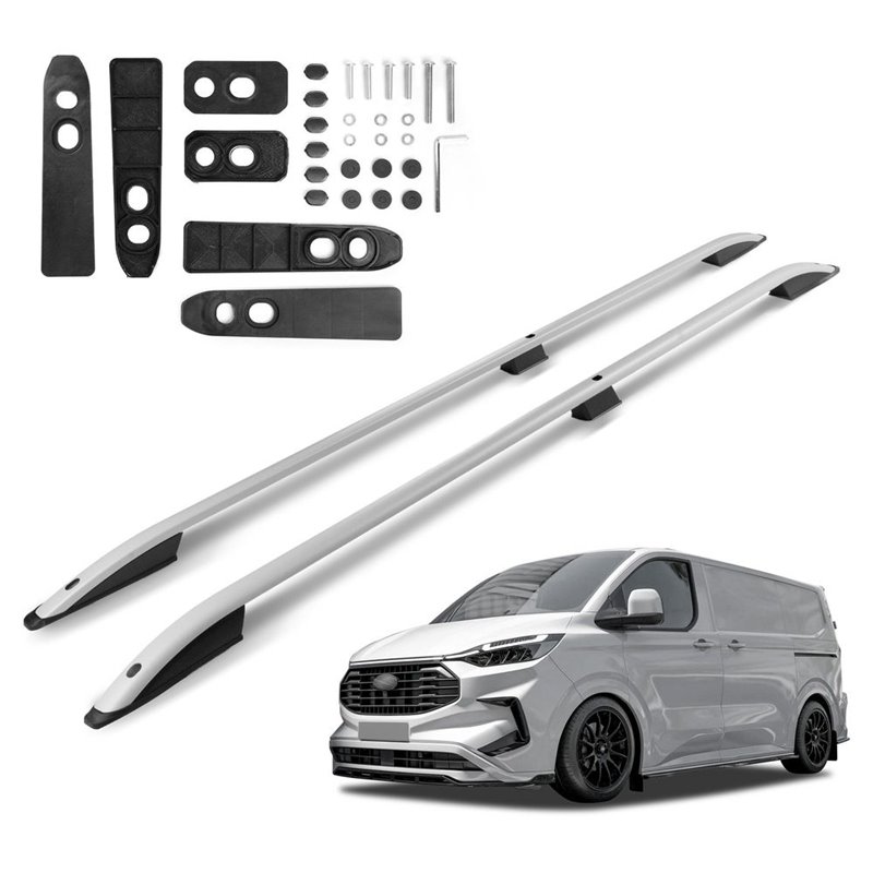 Roof Rails for Ford Transit Custom II SHORT 2023- Silver