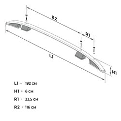 Roof Rails for Jeep Renegade (BU) 2014- Silver