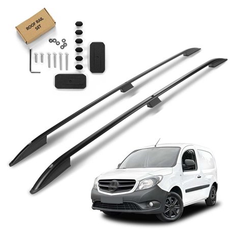 Roof Rails Mercedes Citan W415 EXTRA-LONG 2012-2021 Black