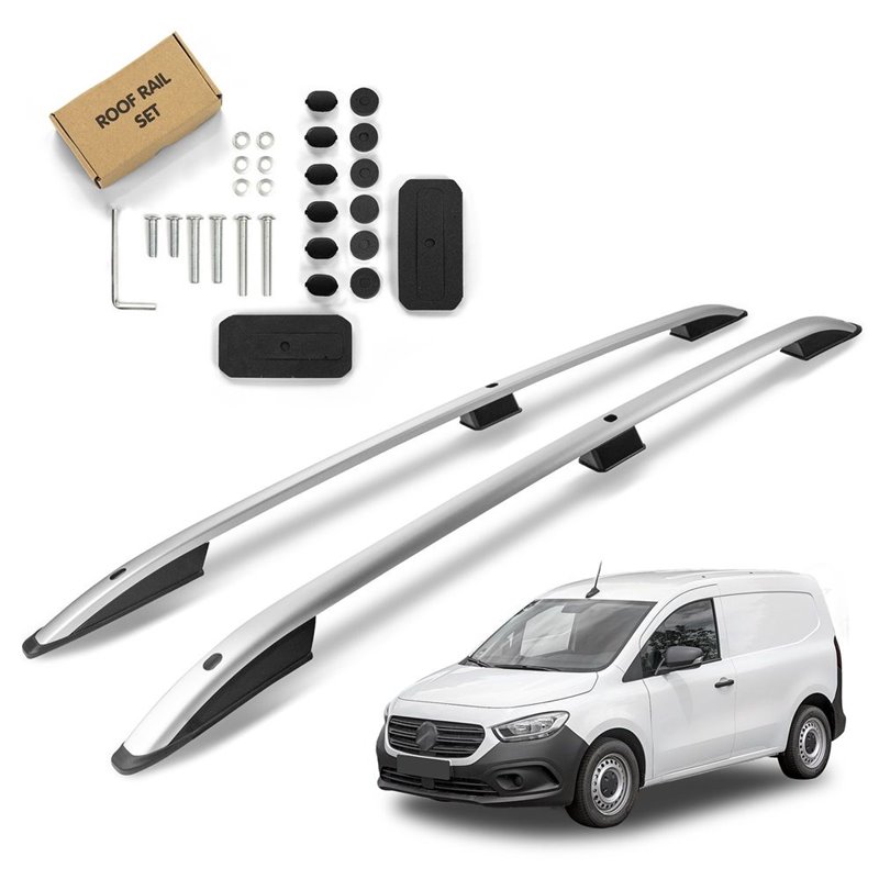 Roof Rails for Mercedes Citan W420 SHORT 2021- Silver