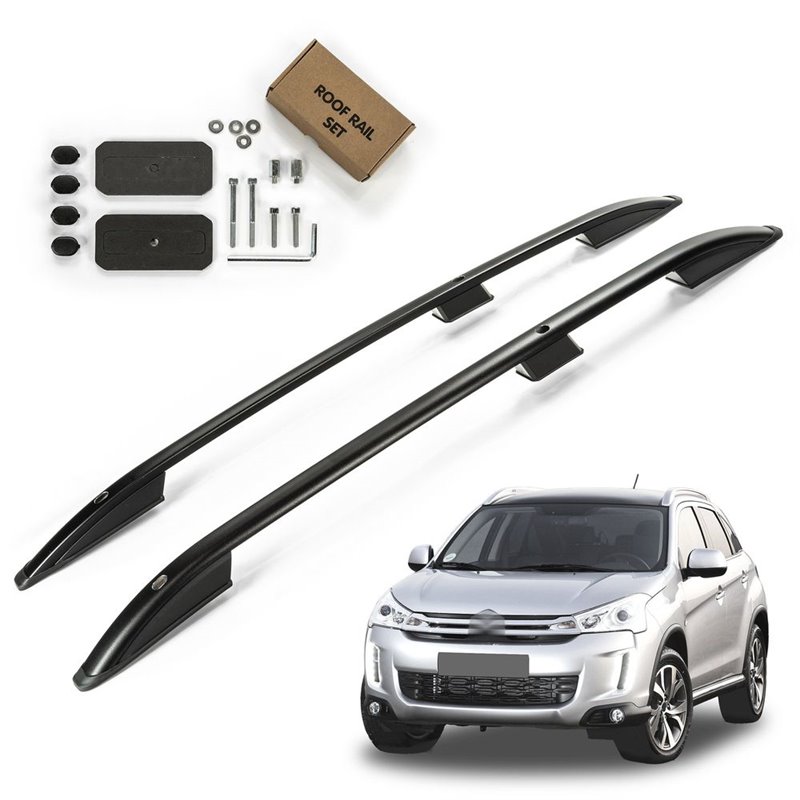 Roof Rails for Citroen C4 Aircross B GA0 2012-2017 Black