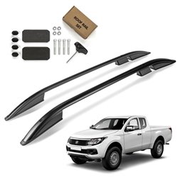 Roof Rails for Fiat Fullback 502 2016-2020 Black