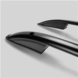 Roof Rails for Opel Vivaro A X83 SHORT SWB 2001-2014 Black