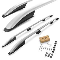 Roof Rails for Nissan Primastar X83 SHORT 2002-2015 Silver