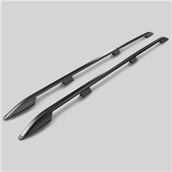 Roof Rails for Opel Vivaro A X83 LONG L2 LWB 2001-2014 Black