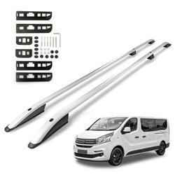 Roof Rails for Fiat Talento II 296 SHORT 2016-2021 Silver