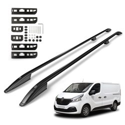 Roof Rails for Renault Trafic III X82 FG SHORT 2014- Black