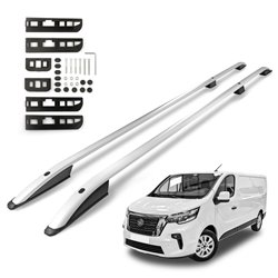 Relingi dachowe Nissan Primastar II X82 SHORT 2021- srebrne