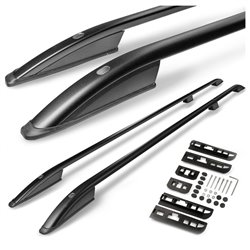 Roof Rails for Nissan Primastar II X82 SHORT SWB 2021- Black