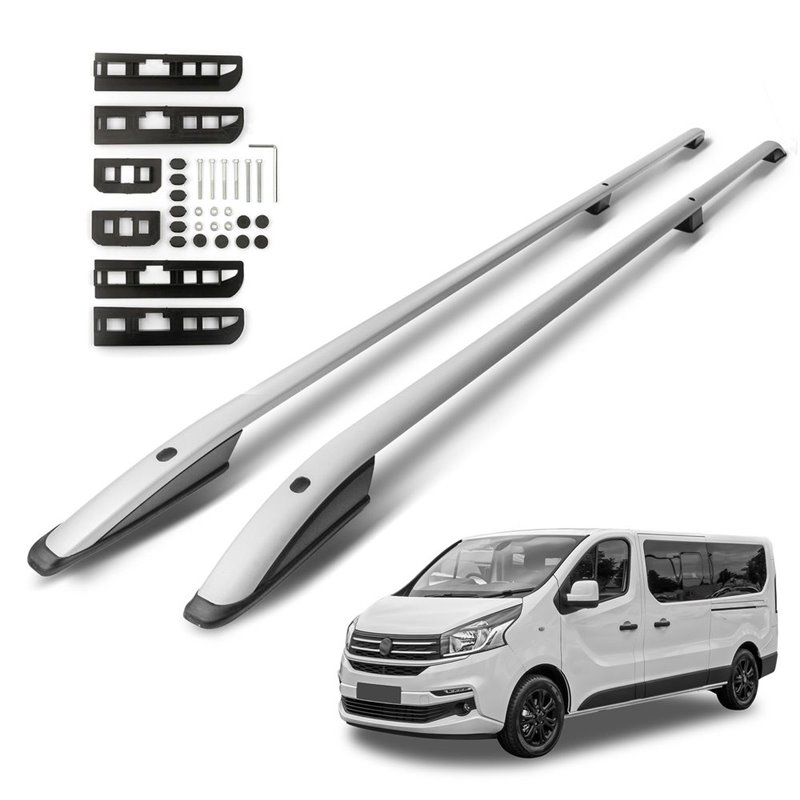 Roof Rails for Fiat Talento II 296 X82 LONG 2016-2021 Silver