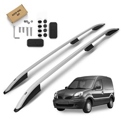 Roof Rails for Nissan Kubistar F1 X76 SHORT 2003-2009 Silver