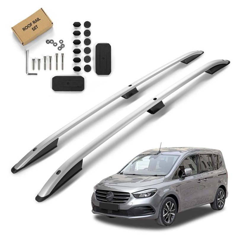 Roof Rails for Mercedes T-Klasa (W420) 2022- Silver