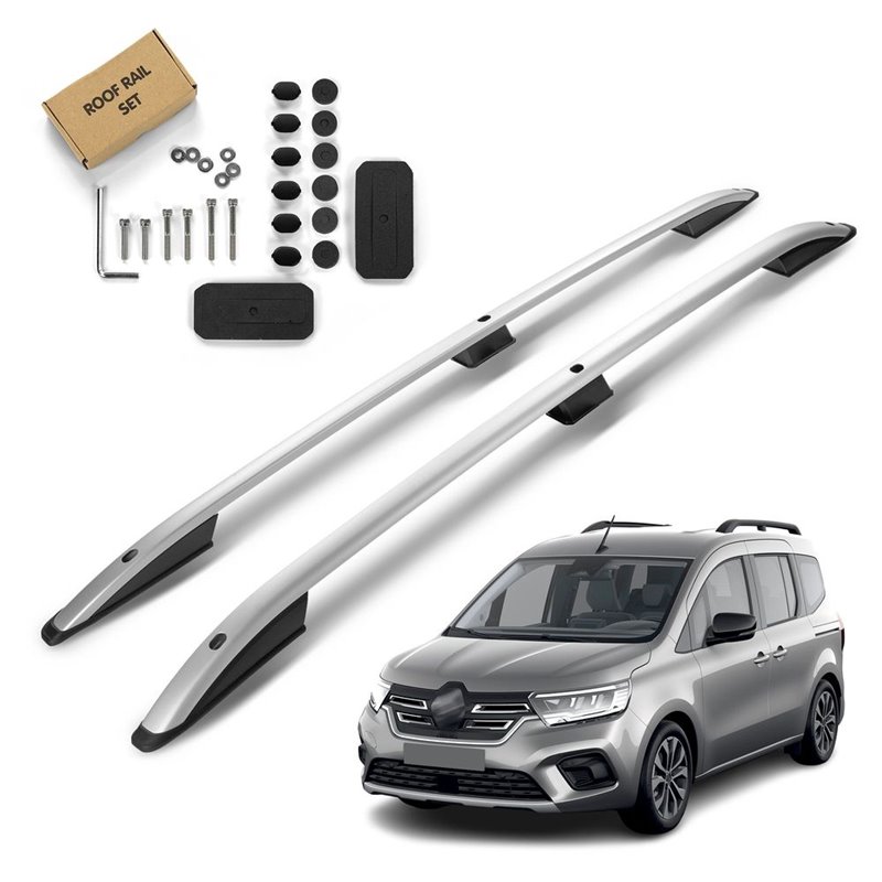 Roof Rails for Renault Kangoo III RJK SHORT 2021- Silver