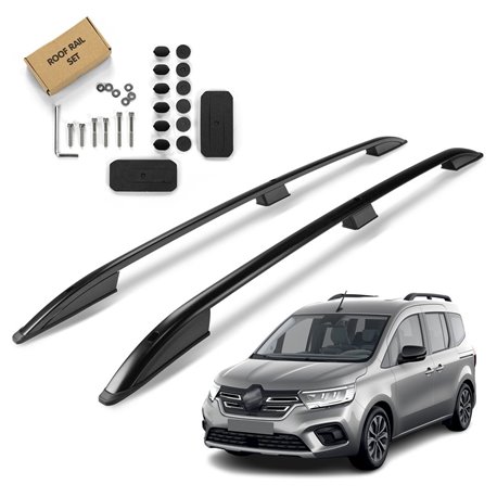 Roof Rails for Renault Kangoo III RJKSHORT 2021- Black