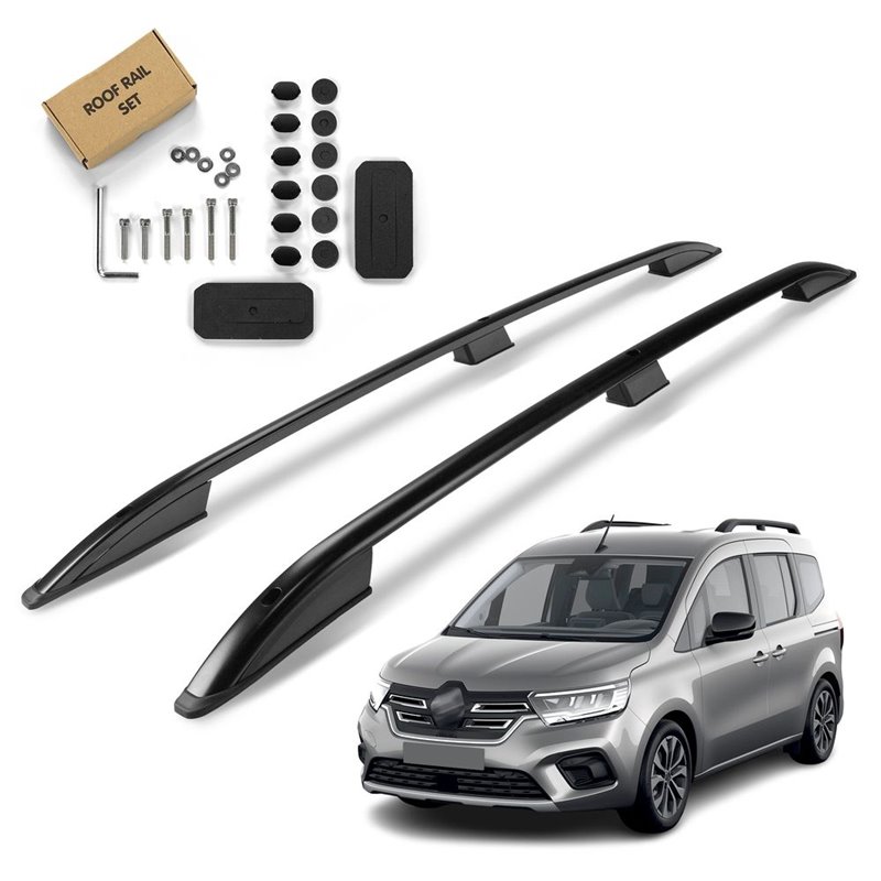 Roof Rails for Renault Kangoo III RJKSHORT 2021- Black